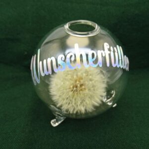 Wunscherfüller - Glaskugel mit Pusteblume